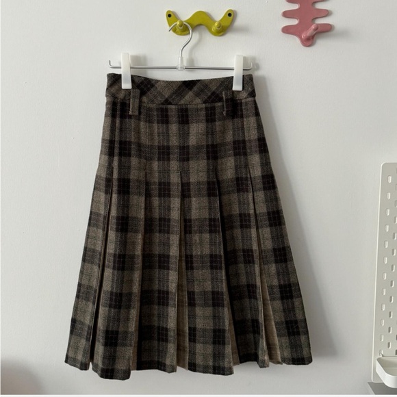 Plaid A-Line Skirt - Picture 1 of 2